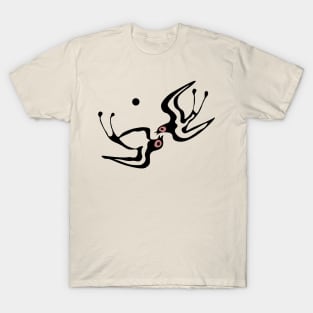 Minoan swallow birds T-Shirt